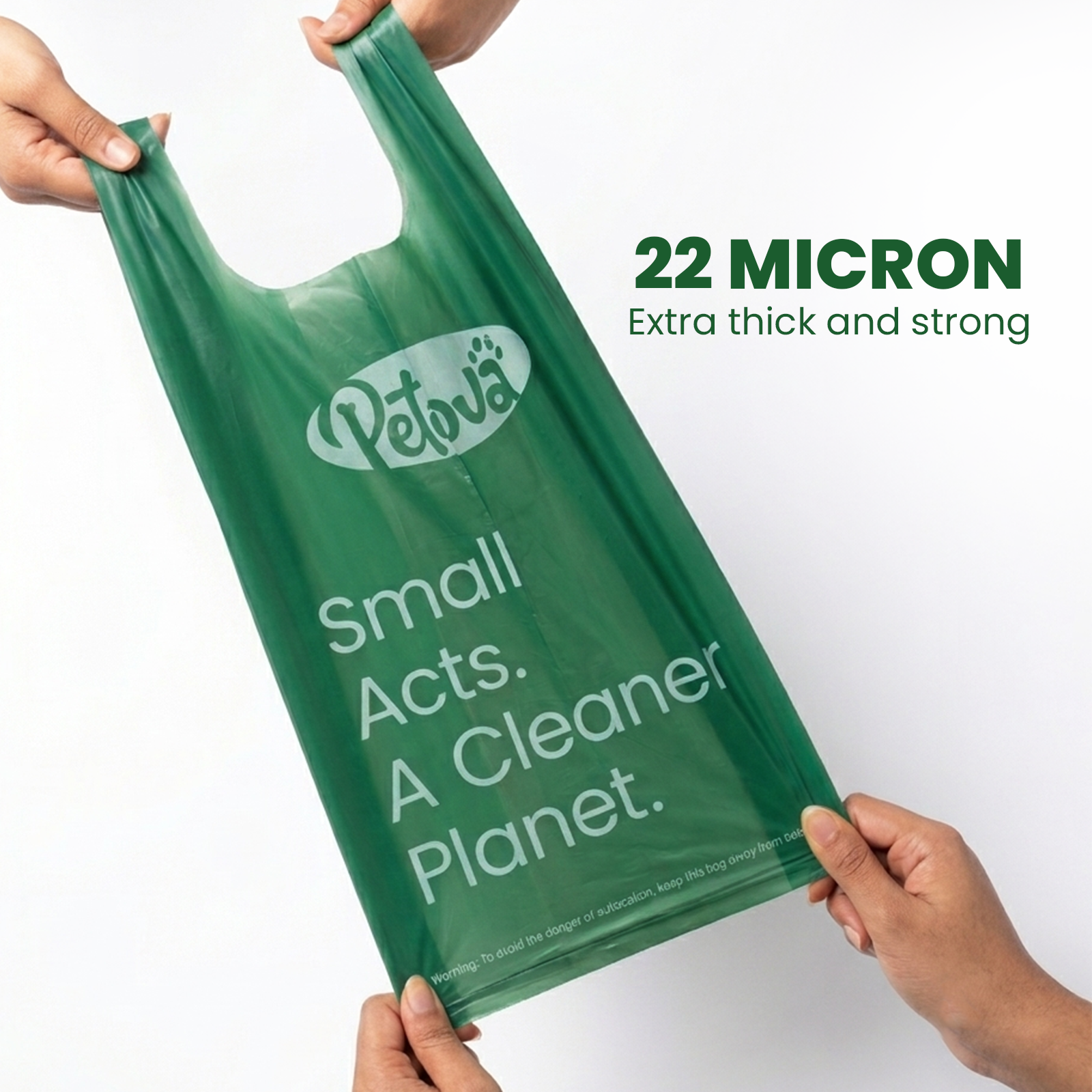 240 Compostable Dog Poo Bags Biodegradable Extra Large Thick Tie Handle Pet Wast